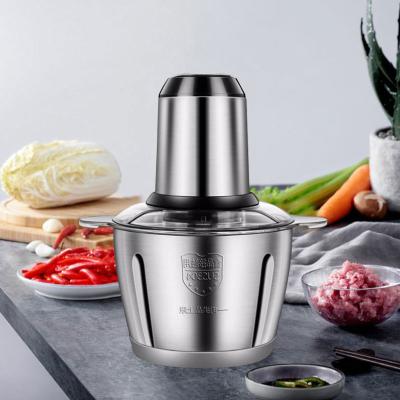 China Household Stainless Steel Pepper Grinder Wholesale Transparent Salt Shaker Bottle Mini Spice Meat Grinder for sale