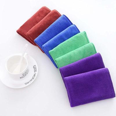 China Factory Hot Sale 350gsm Cleaning Cloth 30*30cm Microfiber Cloth Car Kitchen Towel Microfiber Towel Viable for sale