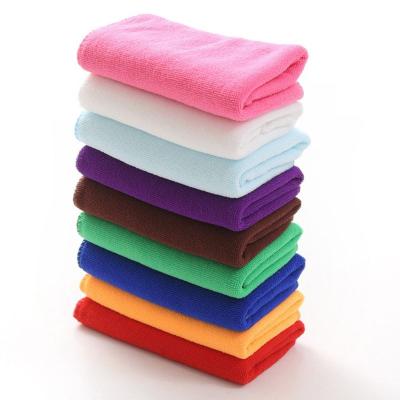 China Factory Wholesale 40*40cm Microfiber 200gsm Viable Towel Cleaning Cloth Microfiber Cloth Polyester Car Polishing Towels for sale