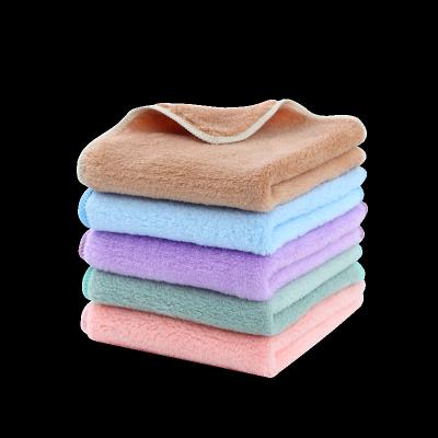 China Nano Colored Microfiber Kitchen Towels Washing Station Cloth Absorbent Design Water Absorbent Cleaning Cloth 25*25cm 280gsm Wholesales Custom Logo for sale