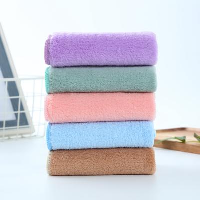 China Water Absorbent Factory Wholesale Custom Logo Design 30*30cm Colorful Kitchen Towel Washing Station Cloth Microfiber Cleaning Cloth for sale