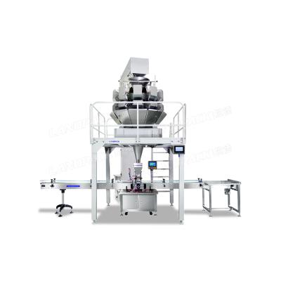 China Dry Food Equipment Machine Fruit Cartoning Pellet Weighing Pellet Desktop Filling Machine for sale