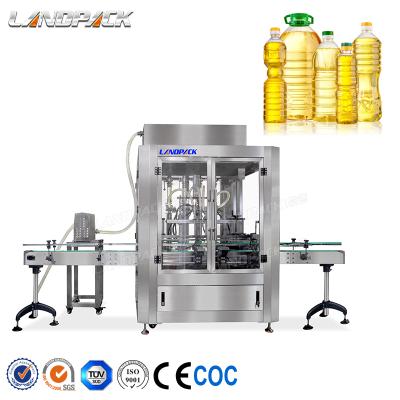 China Food Foshan LANDPACK Automatic Filling Capping Labeling Machine for Edible Oils for sale