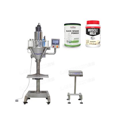 China Small Food Bottle Sachet Powder Filling Machine Production Line Spices Powder Packing Automatic Dry Powder Filling Machine for sale