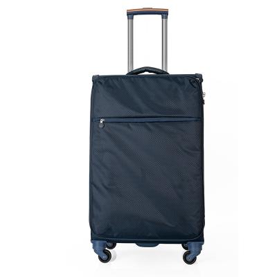 China Long travel High Quality light weight travel bag luggage Travel Trolley  Suitcase Carry On polyester Luggage for sale