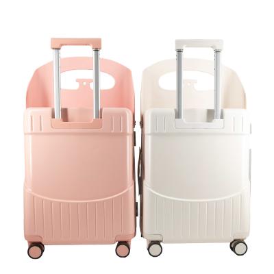 China Long travel miamily luggage  cabin mother luggage with baby seat multi-functional carry on luggage for sale