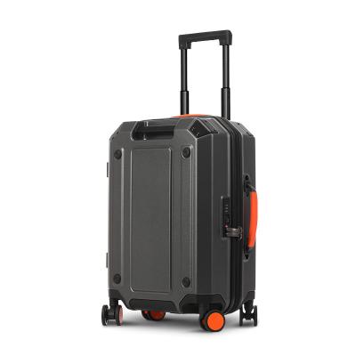 China Long travel 2024 new design High Quality ABS+PC Travel Trolley  20 24   Inches Suitcase Carry On Luggage with TSA lock for sale