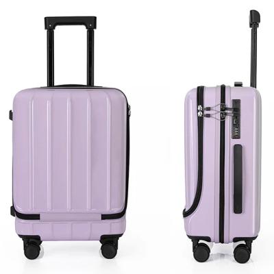 China Long travel High Quality ABS+PC Travel Trolley 14 20 24 28 Inches Suitcase Carry On Luggage Hard Luggage Set for sale