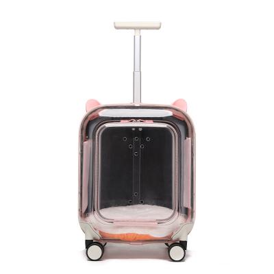 China PC 2024 hot selling luggage pet luggage case camping luggage trailer dog carrier pet stroller for sale