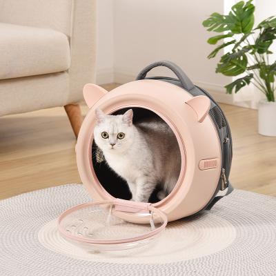 China PC 2024 high quality luggage pet luggage  clear pet carrier luggage with wheels for sale