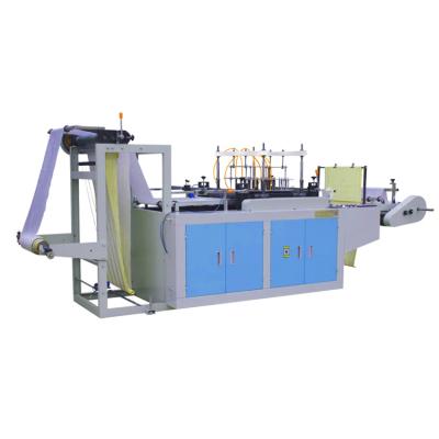 China Hotels Disposable Cleaning Apron Making Machine Eco-friendly PE Bag Forming Machine Factory Video Plastic Technical Support for sale