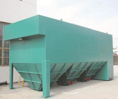 China Sewage Sludge Treatment Lamella Inclined Plate Clarifier Lamella Tube Settler Skid Mounted Mobiled Settler for sale