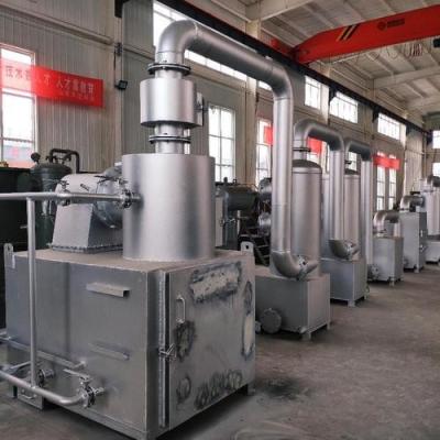 China Solid Burner Dual Chambers Incinerator For Hospital Medical Waste Treatment In Food Beverage Shops for sale