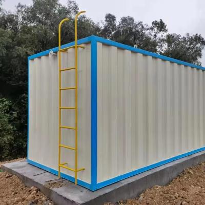 China Electric Auto Control MBBR MBR Packaged Waste Water Treatment Plant Containerized Sewage Treatment Equipment for sale