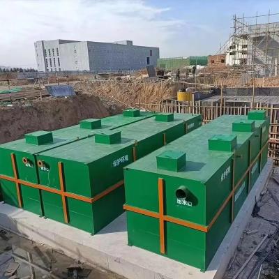 China 50-6000m3/d Mobile Containerized Sewage Treatment Plant For Plastic PET Washing Textile Farm Food Processing Recycling for sale