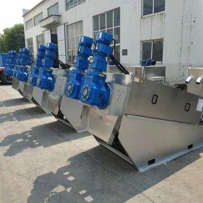 Κίνα 3580mm*1320mm*1760mm Size Multi Plate Sludge Dewatering Screw Filter Press Machine For Municipal Wastewater Treatment προς πώληση