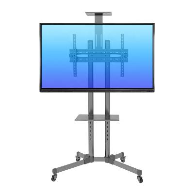 China Cold Roll Steel Modern Movable Movable TV Carts For 32-65 Inch LCD Plasma TV Mount Stand Cart Design for sale