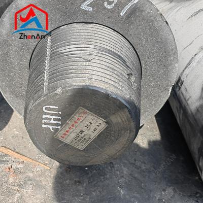 China Dia 75mm-700mm L1800-2700mm UHP HP RP Electrodo De Grafito Graphite Electrode With 4tpi 4tpil Nipple For Eaf Lf for sale