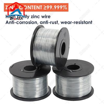 China Zinc wire for electronics film capacitor metal spray wire for sale