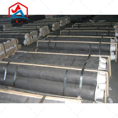 Chine électrode de graphite à mamelons coniques UHP HP RP de qualité 225X1500mm à vendre