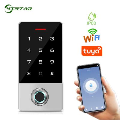 China TF1 IP68 Fingerprint Access Controller Waterproof Metal RFID Biometric Card Controller APP Standalone WIFI TUYA Door Access Control System for sale