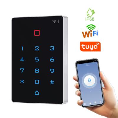 China Touch Screen Good Quality Touch Keypad Tuya Smart Lock IP65 Waterproof WIFI APP Tuya Wireless Access Control for sale