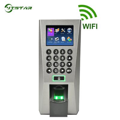 China Built-in Siren WIFI Fingerprint Access Control ZK F18 Wireless Fingerprint Access Control Reader for sale