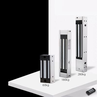 China Alloy Door Access Control 180KG Magnetic Lock 360LBS Magnet Lock EM Aluminum Electronic Lock for sale