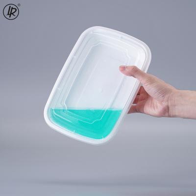 China 32OZ Microwavable Microwavable Recycle Plastic Food Container Food Boxes Bpa Free Take Out Food Containers With Lids for sale