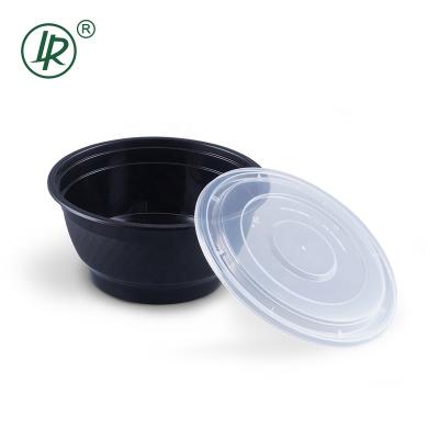 China 42OZ 1140ML Bpa Free Microwavable Leakproof Round Clear To Go Containers Plastic Food Delivery Container for sale