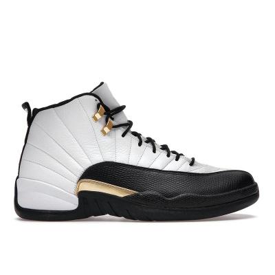 China 2021 Good Quality Active Sports The Best Retro Grinding Basketball Shoes Men Women 12s Basketball Jumping Service Sneaker Royalty Leather Taxi for sale