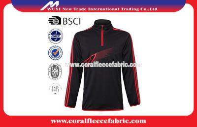 China Comfortable Football Training Suit for Men , Black or Red Custom Design Soccer Jerseys for sale