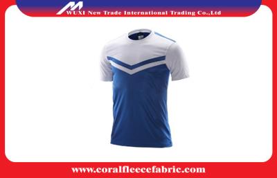 China Polo Style Plain Custom Soccer Jerseys , Plus Size Polyester Youth Soccer Uniform for sale