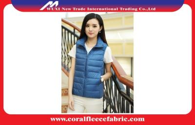 China Color Matched Packable Ultra Light Weight Womens Down Vest For Winter Clothes for sale