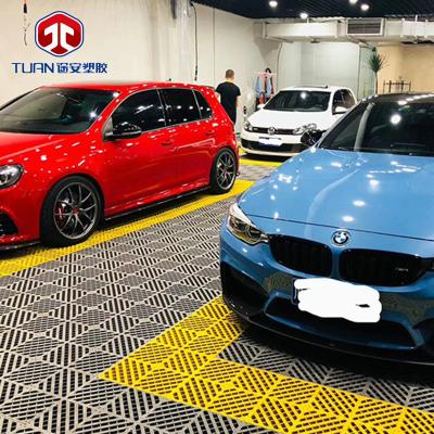 China China industrial manufacturer of garage interlocking floor tiles for auto detailing foor for sale