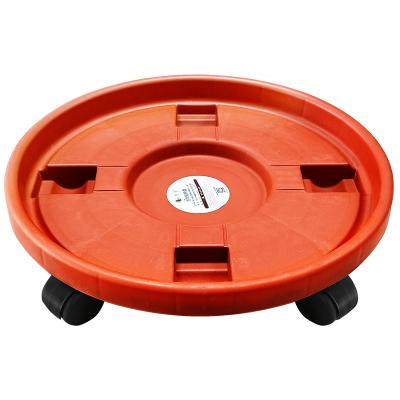 China No Dead Space Move Planter High Quality White Orange Plastic Trays Tempered Wheel Professional Hot Selling Rack for sale