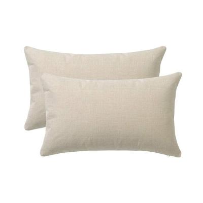 China Anti-Static Canvas Pillowcase Linen Pillowcases With Envelope Closurenners Pillows Travel Natural Pillow Cover Different Color Size Customized for sale