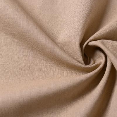 China Skylinens 55% Cotton 45% Cotton 220gsm Linen Fabric Plain Roll For Dress Pants for sale