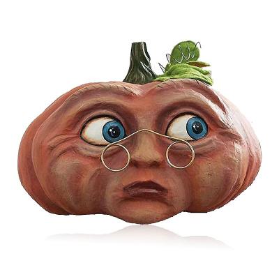 China Artware Environmental Friendly Home Decorative Desk Decor Figurine Funny Smiling 3D Ghost Hanging Ornaments Resin Decoration Halloween Pumpkin for sale