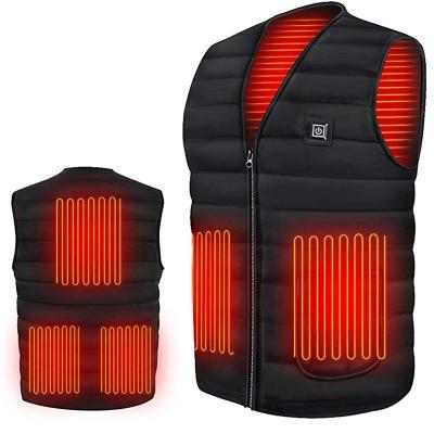 China Sustainable Unisex Winter Heat Vest USB Rechargeable Battery Thermal Electric Heated Vest for sale