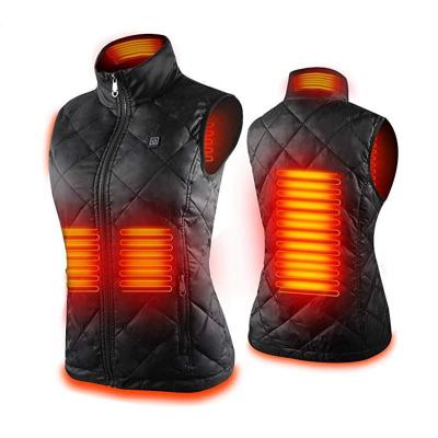 China USB Winter Heat Waterproof Outdoor Thermal Vest Women Electric Heated Vest for sale