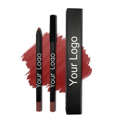 China Private Label Waterproof Waterproof 2 in 1 Set Lipstick and Lip Liner Kit Long Lasting Pencil Lipliner Liquid Lip Gloss for sale