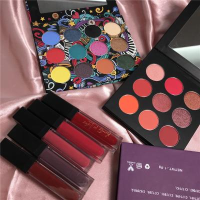 China Waterproof Waterproof Private Label Customized Luxury High Pigmented Cosmetic Eyeshadow Palette for sale