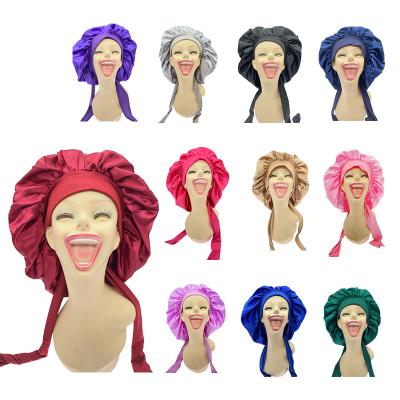 China New Product Soft Designer Silk Hair Hood for sale