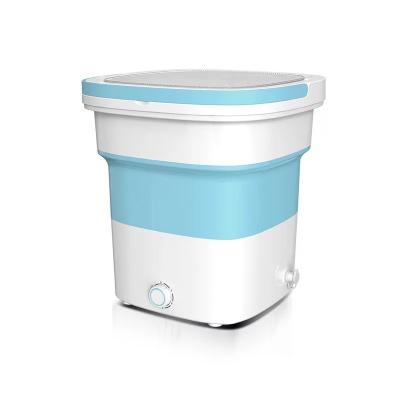 China Household Portable Mini Dehydratable Ozone Sterilization Folding Small Washing Machine For Underwear for sale