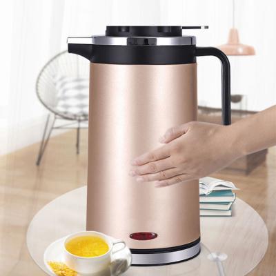 China 360 Degree Rotation Low Wall Double Using 1.8L 2L 2.5L Kitchen Use Stainless Steel Electric Sterilizer Kettle for sale