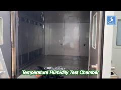 environmental temperature humidity test chamber , stability walk in chamber for car