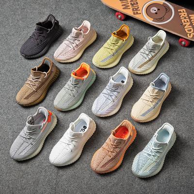 China Quality Breathable Original Wholesale Kdis Brand Shoes Yezzy Casual Kids 350 Sneakers v2 Shoes Men Women Sport Shoes for sale