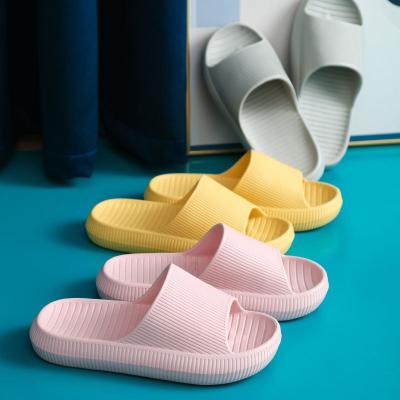 China Fashion Trend Wholesale Indoor Outdoor Slippers Unisex Non-slip Ladies Slides Slippers EVA Slides Men Indoor House Casual Shoes for sale