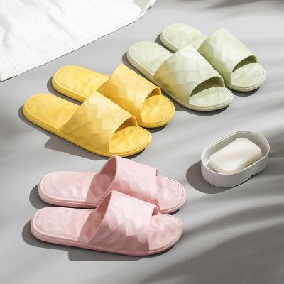 China Fashion Trend High Quality Flat Slipper Woman Bedroom Slides Slippers Men Indoor Comfortable Slippers Non-slip Cool Casual Slides for sale